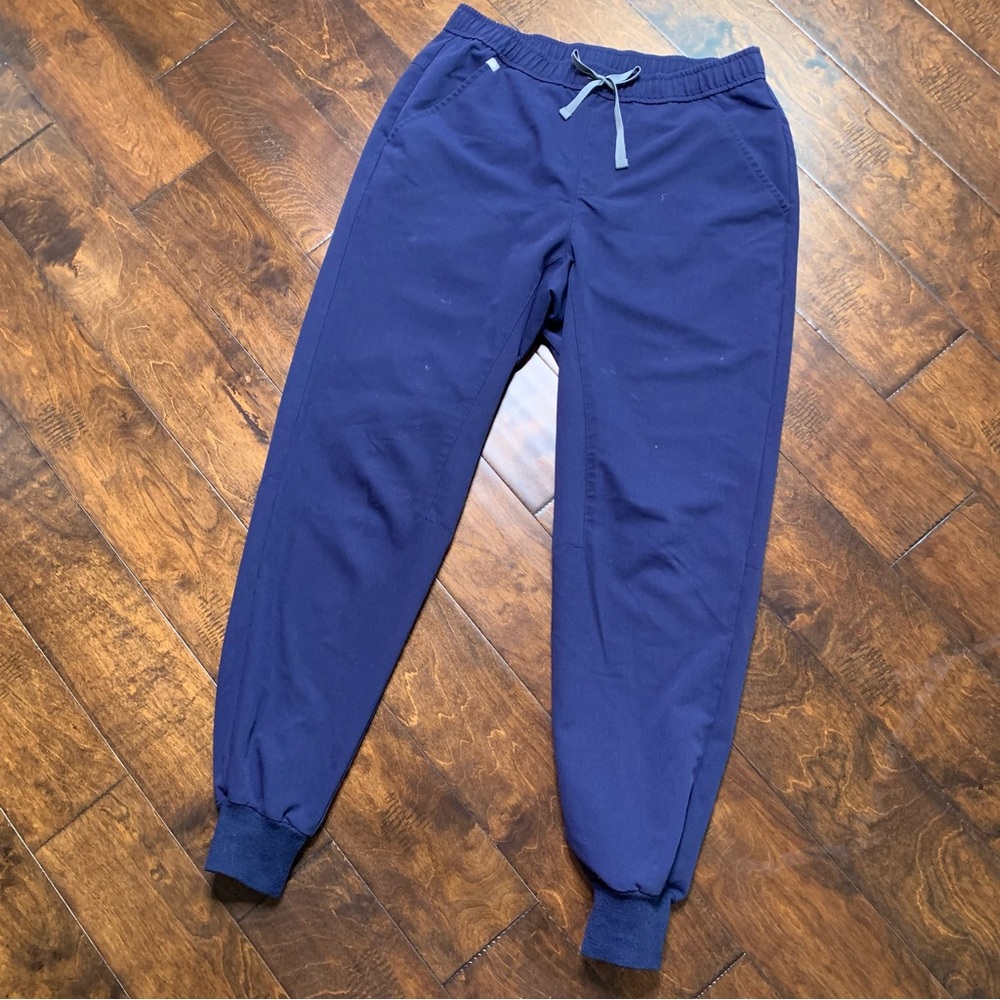 {Figs} Navy Technical Scrub Jogger Bottoms Size Medium
